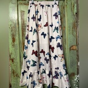 SHEIN Women’s Butterfly Maxi Skirt